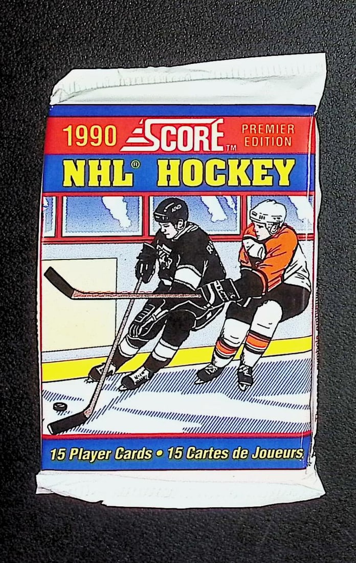 1990 Score Premier Edition Hockey Cards Retail Box Pack Sports Cards Wayne Gretzky (1 of 1)
