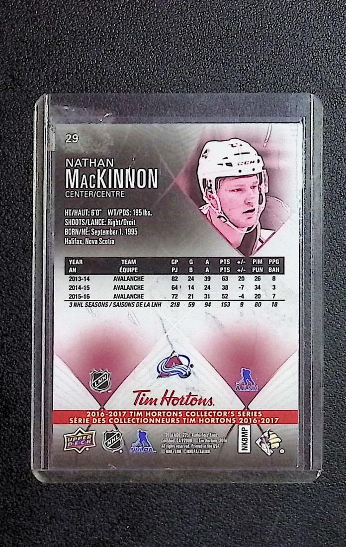 Nathan MacKinnon Holo 2016 Upper Deck #29 - 2