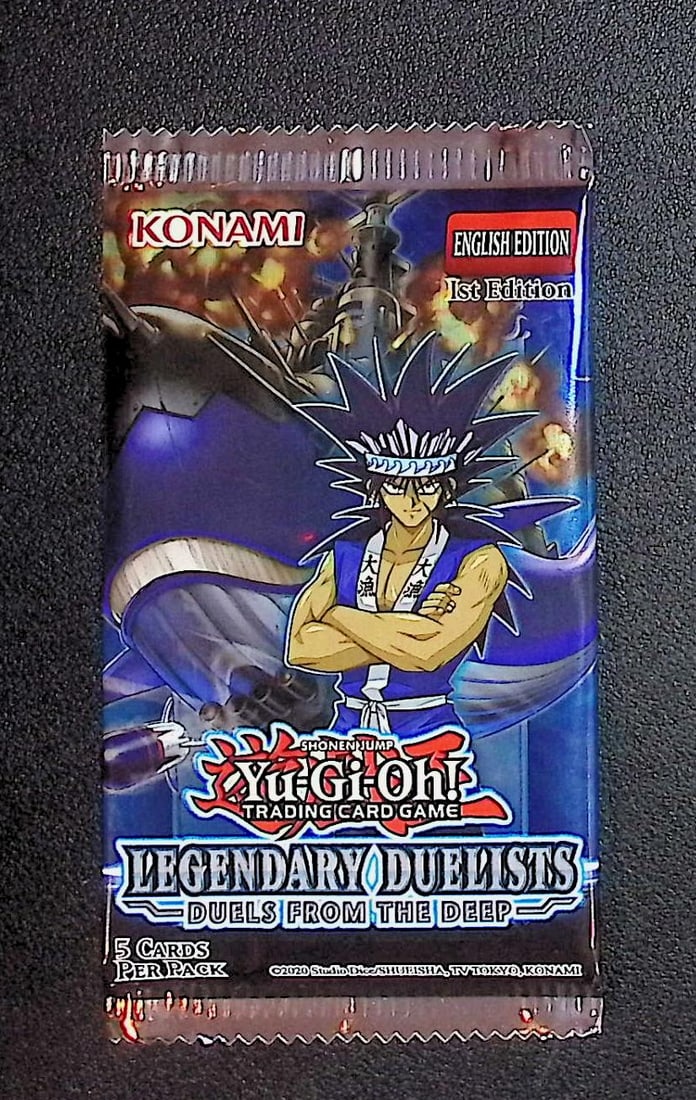 2020 Yu-Gi-Oh! Legendary Duelists - Duels from the Deep 1st Edition Booster Pack (1 of 1)