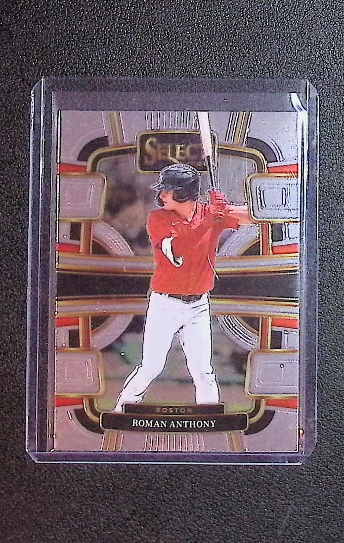 Roman Anthony Select 2024 Panni #56: Panini Baseball MLB Trading & Sports Cards, Sports Cards for Sale Near Me, Prizm, Mosaic, Select, SP, SSP, Auction Memorabilia Lots for Sale On Line, World Series & Hall of Fame Players