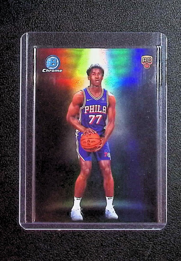 V.J. Edcombe Case Hit Spotlight Rookie Card 2025-26 Bowman Chrome #BNB-3 (1 of 2)