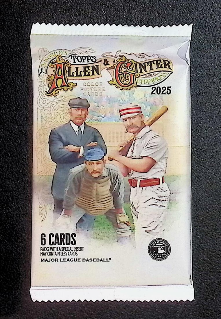 2025 Topps Allen & Ginter Baseball BLASTER BOX PACK - MLB Trading Cards (1 of 1)