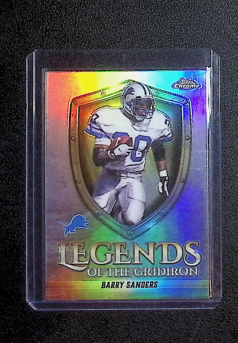 Barry Sanders Legends of The Gridiron Chrome Refractor 2025 Topps Chrome #LDG-11 (1 of 2)