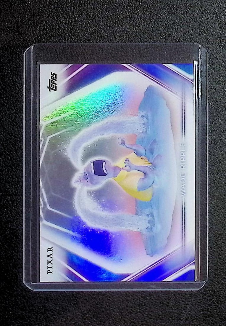 Wade Ripple Pixar Refractor 2026 Topps #182: Disney Topps Trading Cards of Movies & Television Shows, Refractors, Ray Waves, Numbered Rare Cards. Darth Vader, Luke Skywalker, Princess Leia, Mandalorian, Yoda, Grogu, Han Solo, Rebellion, Imperial