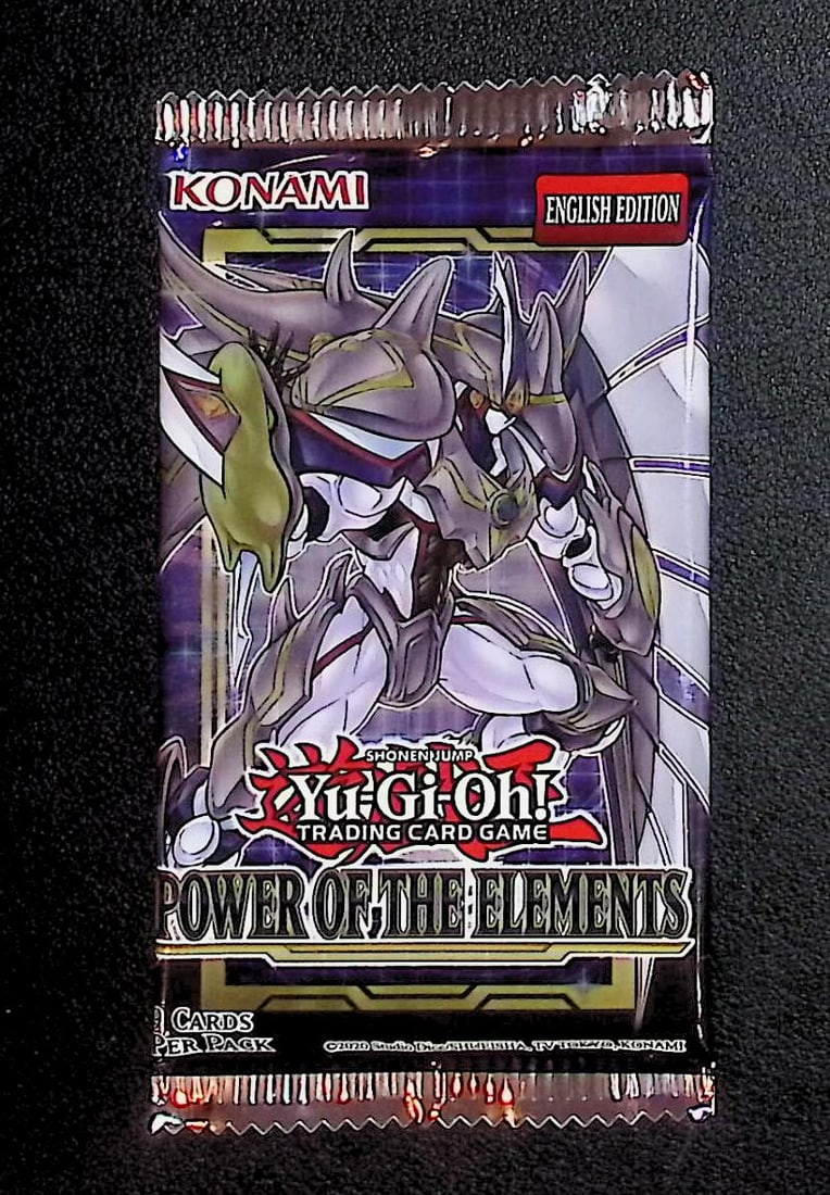 2020 Konami Yu-Gi-Oh! Power of the Elements Retail Box Pack, English Edition (1 of 1)
