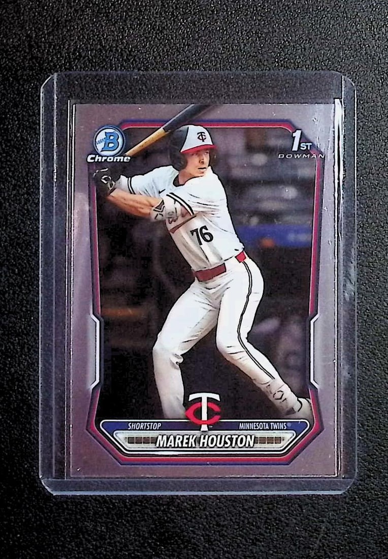 Marek Housten Chrome 2026 Bowman Chrome #BCP-16: Topps Baseball MLB Trading & Sports Cards, Sports Cards for Sale Near Me, World Series & Hall of Fame Players Memorabilia, Refractors, X-Fractors, Numbered, SP, SSP, Valuable Auction Memorabilia Lots 