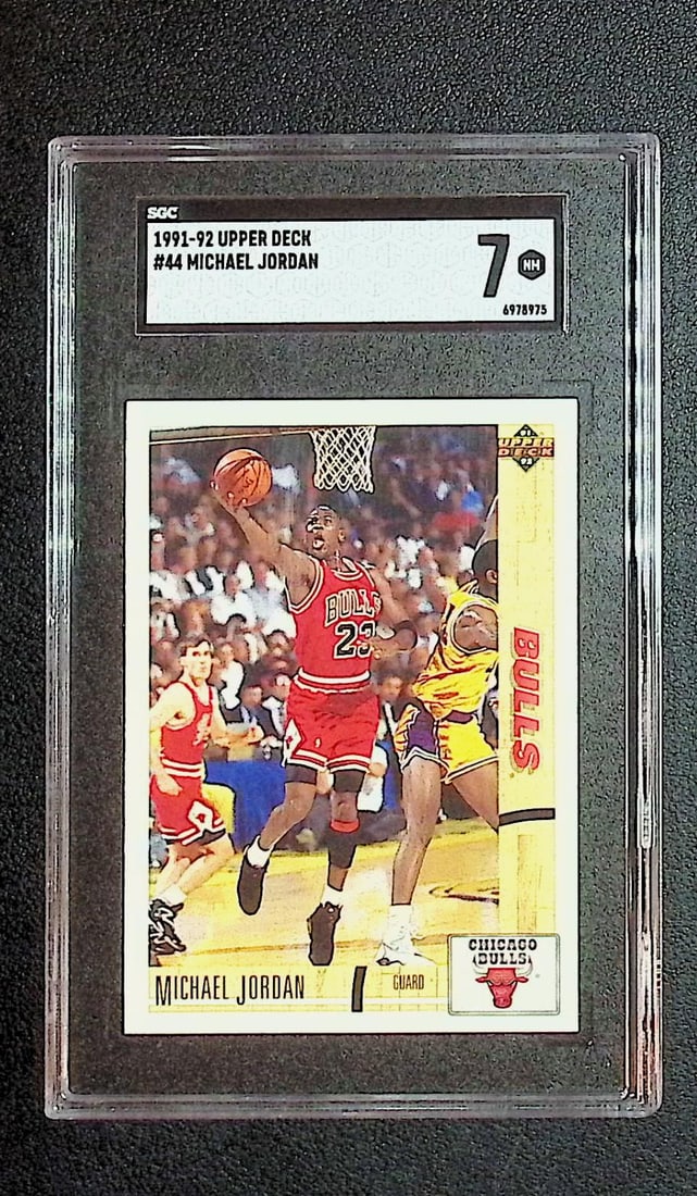 Michael Jordan SGC Grade 7 1992 Upper Deck #44 (1 of 2)
