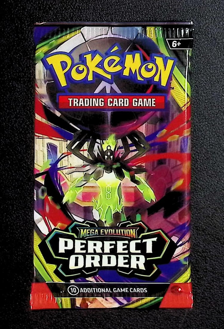 2026 Pokemon Perfect Order 10 Card TCG Booster Pack, Charizard: Pokemon Trading Card Game Cards, Charizard, Pikachu, Mewto, EX, Referse Holo, Holo Rare Cards, Secret Rare Cards, Full Art Cards, Evee, 3 Stars Ultra Rare Cards, Double Rare, Illustration Rare,