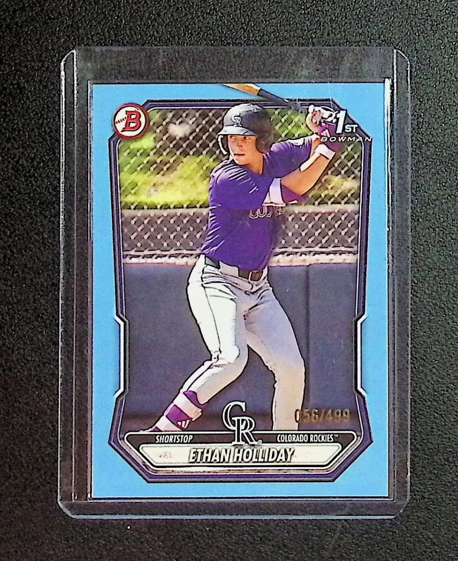 Ethan Holliday /499 Sky Blue 2026 Bowman Paper Prospects #BP-1 (1 of 2)
