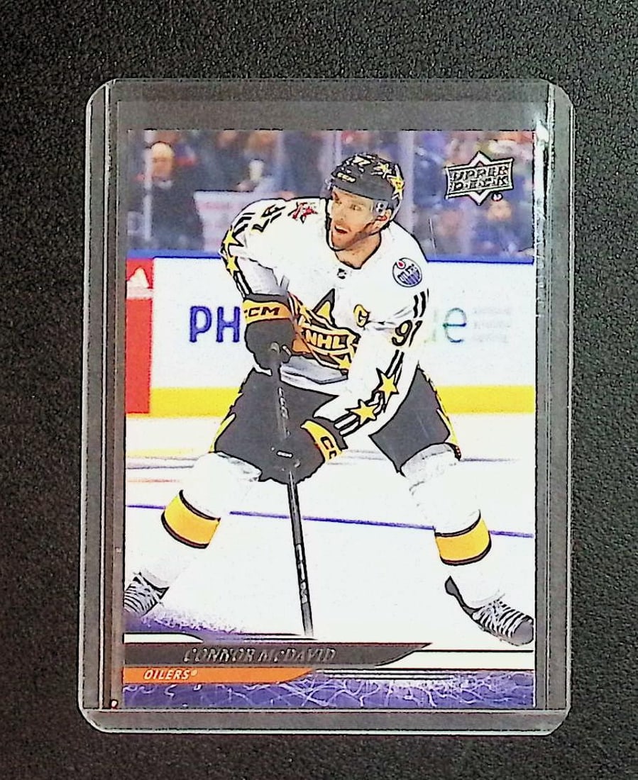Conner McDavid 2025 Upper Deck #667: Upper Deck NHL Hockey Trading & Sports Cards, Sports Cards for Sale Near Me, Stanley Cup & Hall of Fame Players, Valuable Auction Memorabilia Lots for Sale On Line