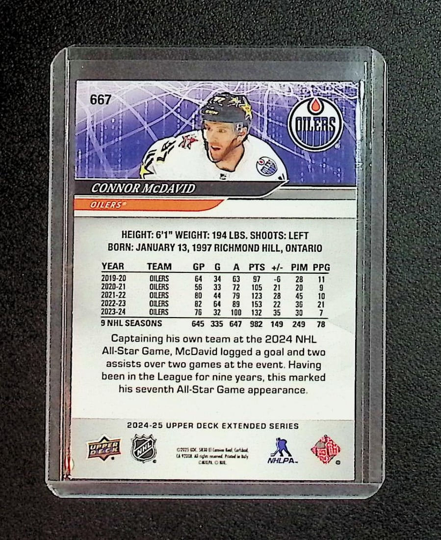 Conner McDavid 2025 Upper Deck #667 - 2