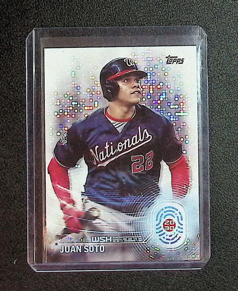 Juan Soto Topps 2030 2020 Topps #T2030-12: Topps Baseball MLB Trading & Sports Cards, Sports Cards for Sale Near Me, World Series & Hall of Fame Players Memorabilia, Refractors, X-Fractors, Numbered, SP, SSP, Valuable Auction Memorabilia Lots 