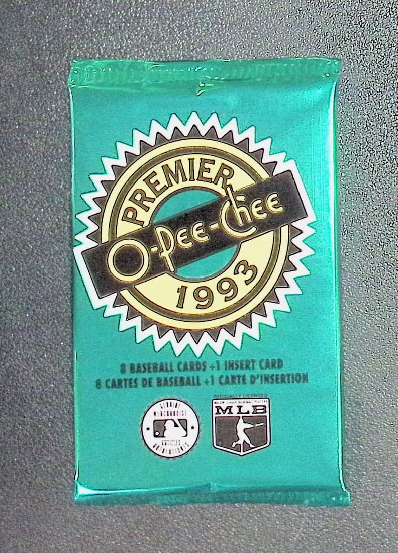 1993 O Pee Chee Premier Baseball Cards Retail Box Pack: O Pee Chee Vintage Baseball MLB Trading & Sports Cards, World Series & Hall of Fame Players, Old Sports Cards for Sale Near Me, Valuable Auction Memorabilia Lots For Sale On Line, Tony Gwynn, Rickey H