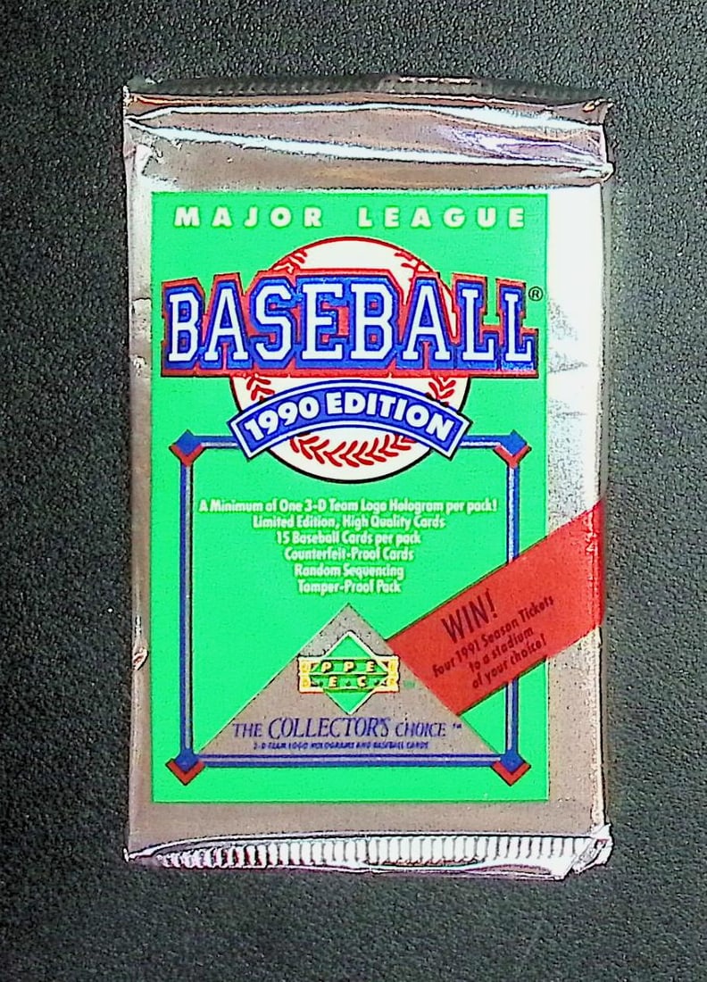 1990 Upper Deck Collector's Series Vintage Baseball Card Retail Box Pack- MLB Sports Trading Card (1 of 1)