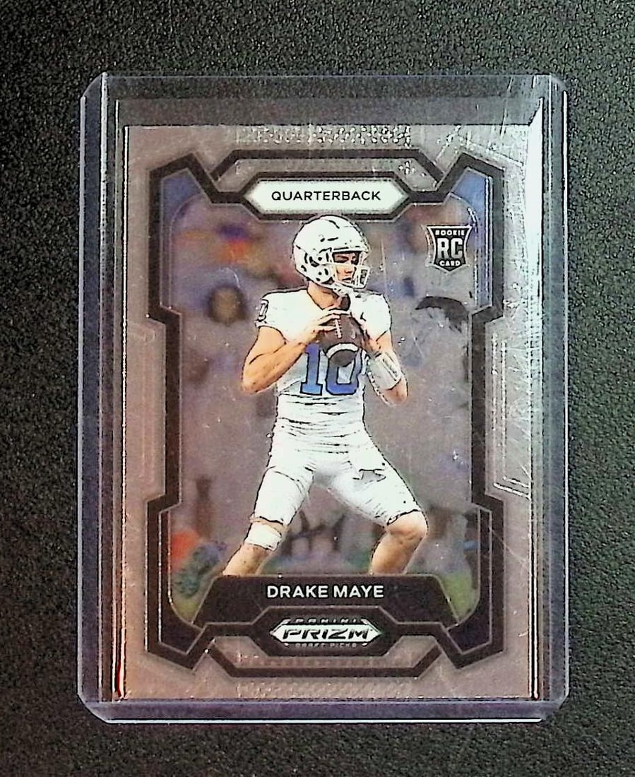 Drake Maye Rookie Card Silver Prizm 2024 Panini Prizm #103 (1 of 2)