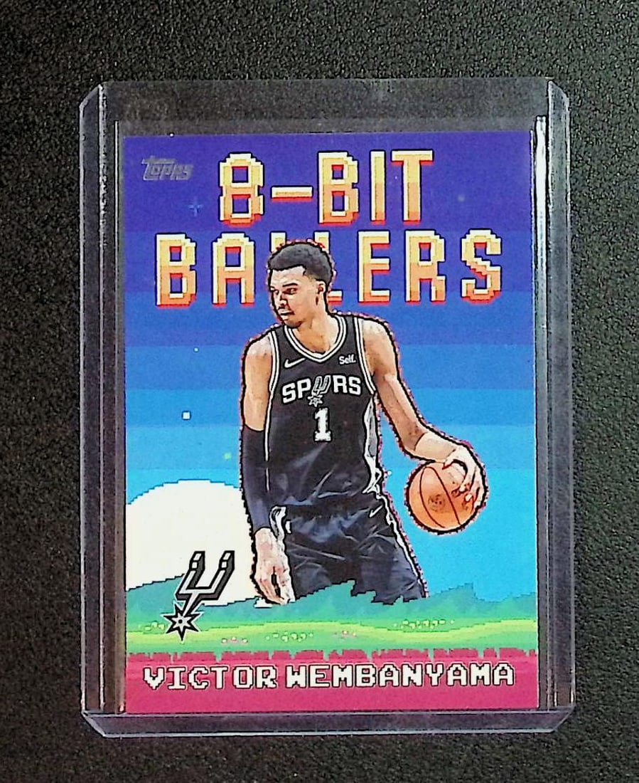 Victor Wembanyama 8-Bit Ballers 2025 Topps 8B-4 (1 of 2)