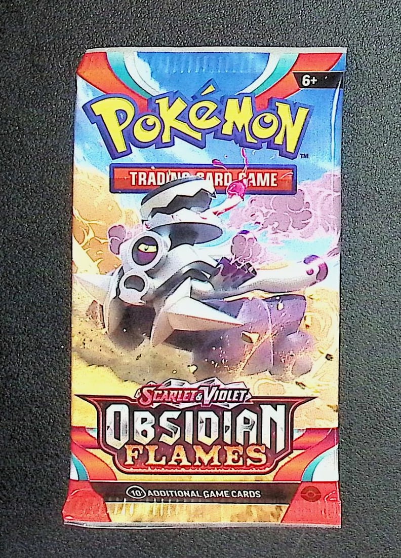 2023 Pokemon Scarlet & Violet Obsidian Flames 10 Card Booster Pack TCG (1 of 1)
