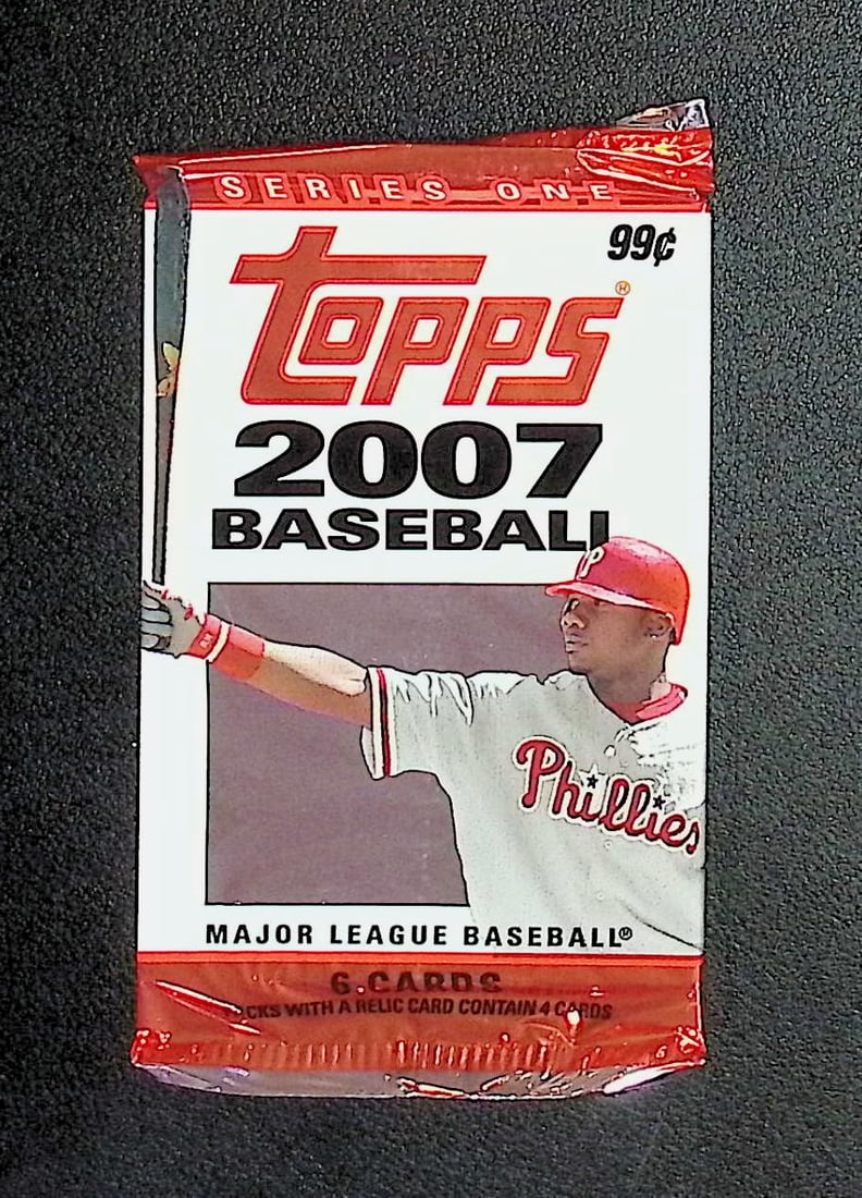 2007 Topps Series 1 Baseball Cards Retail Box Pack, MLB Trading Cards (1 of 1)