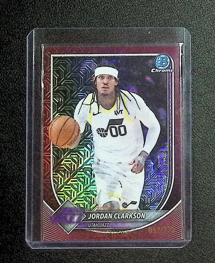 Jordan Clarkson /275 Purple Mojo Refractor 2025 Bowman Chrome Variation #BCV-190 (1 of 2)