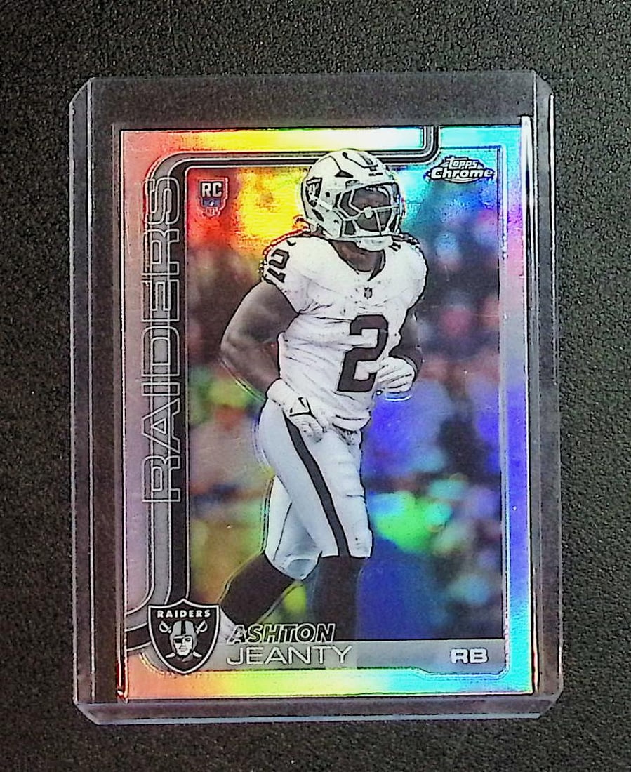 Ashton Jeanty Rookie Chrome Refractor 2025 Topps Chrome #322 (1 of 2)