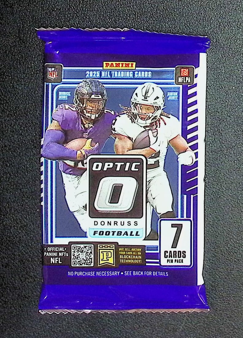 2025 Donruss Optic Football Card MEGA BOX PACK- Jaxson Dart, Tyler Shough Rookie Cards (1 of 1)