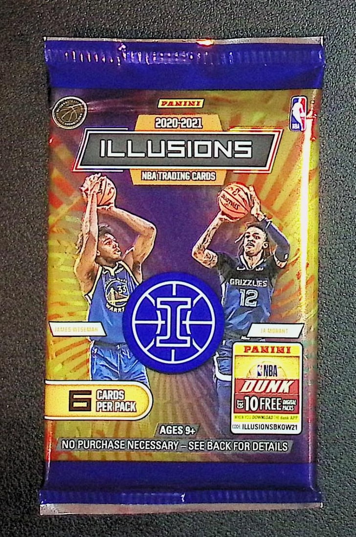2020-21 Panini Illusions Basketball MEGA Box Pack Rookies: Lamelo Ball, Anthony Edwards, Tyrese: Rookies: Tyrese Haliburton, Tyrese Maxey, Lamelo Ball, Anthony Edwards, Onyeka Okongwu, Immanuel Quickley. Panini Illusions Basketball NBA Trading & Sports Cards, Sports Cards for Sale Near Me, Auctio