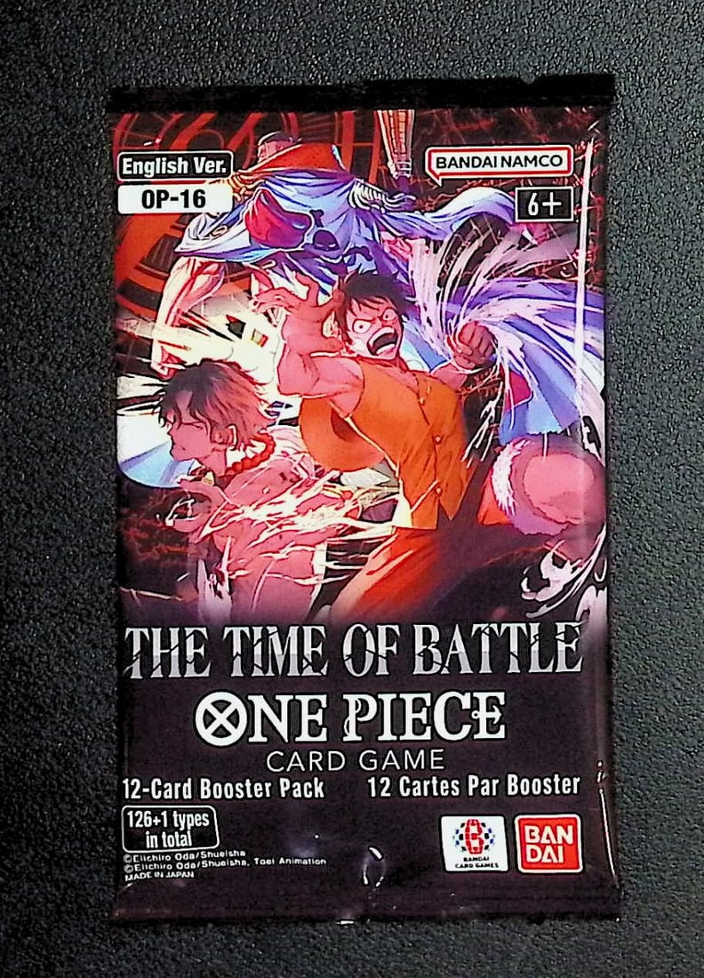 2026 One Piece The Time of Battle 12 Card TCG Booster Pack - Manga (1 of 1)