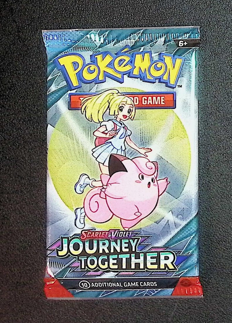 2025 Pokemon Scarlet & Violet Journey Together 10 Card TCG Booster Pack Charizard (1 of 1)