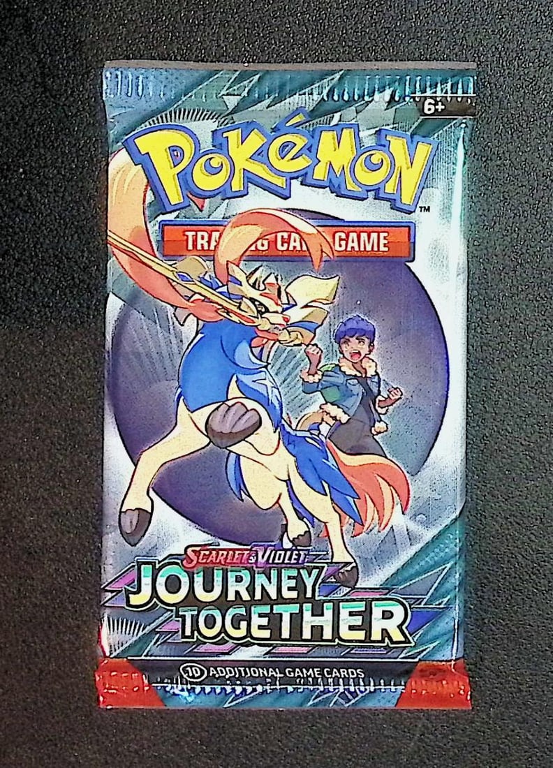 2025 Pokemon Scarlet & Violet Journey Together 10 Card TCG Booster Pack Charizard (1 of 1)