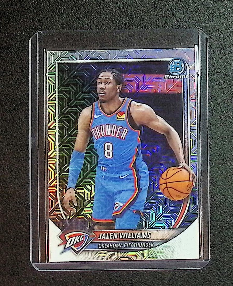 Jalen Williams Mojo Chrome Refractor 2025 Bowman Chrome #BCV-107 (1 of 2)