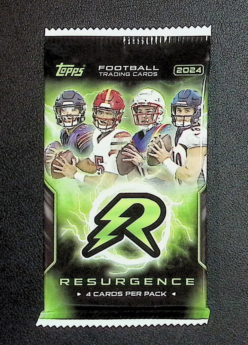 2024 Topps Resurgence Football Cards Blaster Box Pack - Drake Maye, Jayden Daniels Rookie Card: Topps Football NFL Trading & Sports Cards, Rookie Cards in this Set Are Drake Maye Jayden Daniels, Bo Nix, JJ McCarthy, Marvin Harrison Jr, Refractors, Prism Refractors, X-Fractors, Sports Cards for S