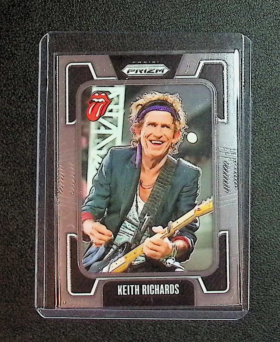 Keith Richards Rolling Stones Guitarist 2025 Panini Prizm #46: Keith Richards Rolling Stones Guitarist 2025 Panini Prizm #46