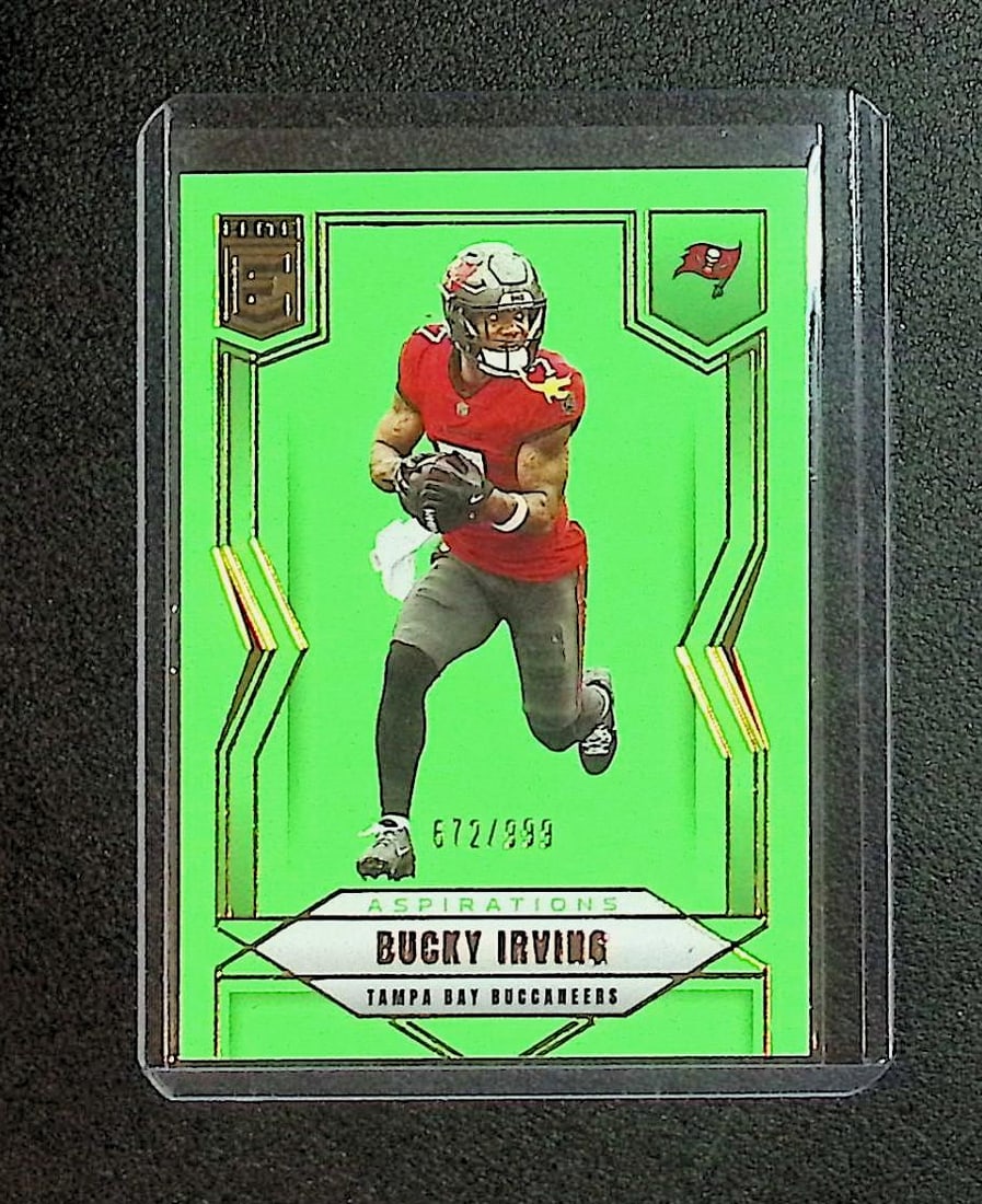 Bucky Irving /999 Lime Green Elite 2025 Panini Elite #11: Panini Select, Prizm, Mosaic, Contenders, Zenith, Phoenix, Illusions, Absolute, Rookie NFL Sports Trading Cards, SP, SSP, Cards, Football Cards for Sale Near Me, Superbowl & Hall of Fame Player Cards,