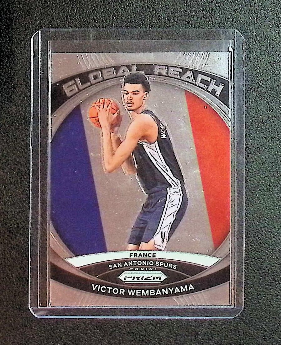 Victor Wembanyama Rookie Card Global Reach Insert 2024 Panini Prizm #2 (1 of 2)