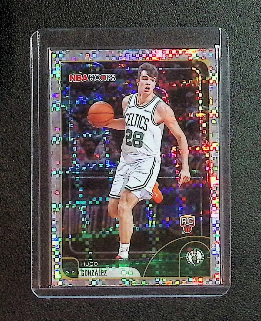 Hugo Gonzalez Rookie Pixel Burst Refractor 2026 Topps NBA Hoops #72 (1 of 2)