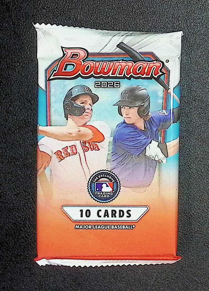 2026 Bowman Baseball Cards BLASTER BOX PACK Roman Anthony Rookie Card, Konnor Griffin Prospect (1 of 1)