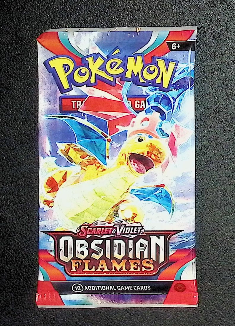 2023 Pokemon Scarlet & Violet Obsidian Flames 10 Card Booster Pack TCG (1 of 1)