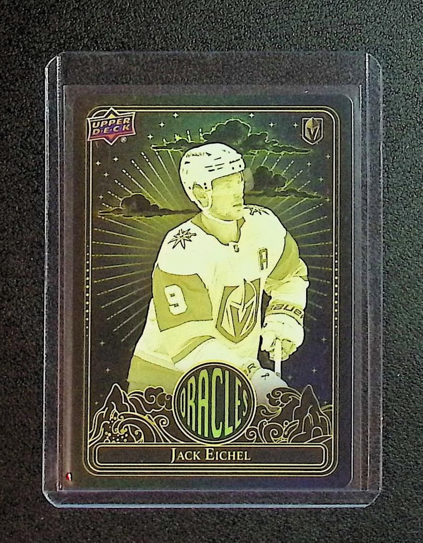 Jack Eichel Oracles 2025 Upper Deck #O-30: Upper Deck NHL Hockey Trading & Sports Cards, Sports Cards for Sale Near Me, Stanley Cup & Hall of Fame Players, Valuable Auction Memorabilia Lots for Sale On Line