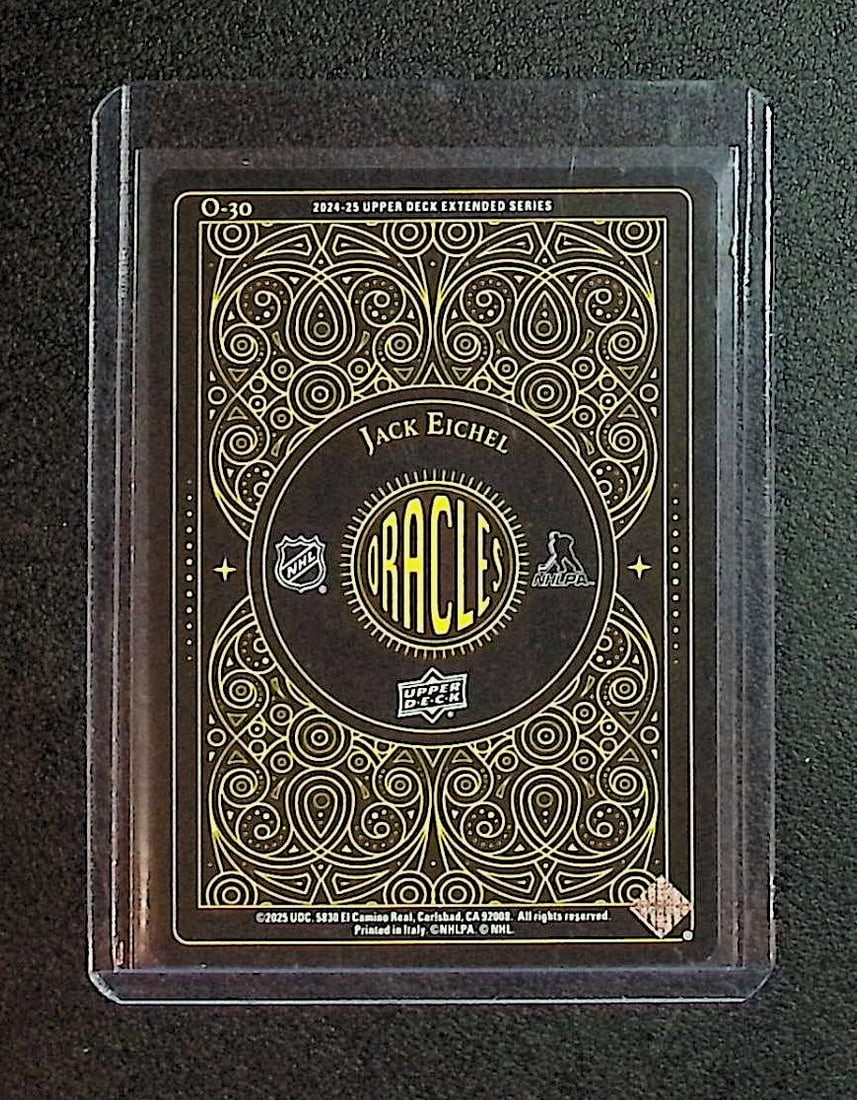 Jack Eichel Oracles 2025 Upper Deck #O-30 - 2
