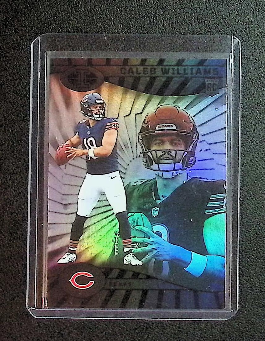 Caleb Williams Rookie Card Silver Prizm 2024 Panini Illusions #13 (1 of 2)