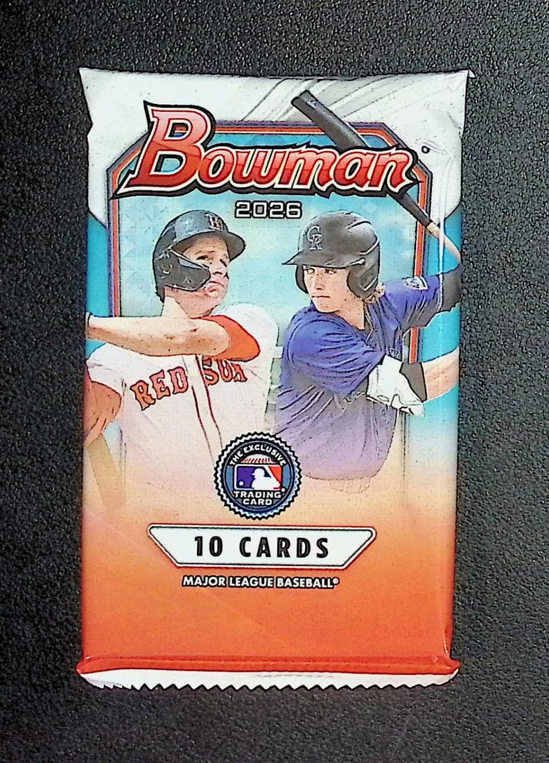 2026 Bowman Baseball Cards BLASTER BOX PACK Roman Anthony Rookie Card, Konnor Griffin Prospect (1 of 1)