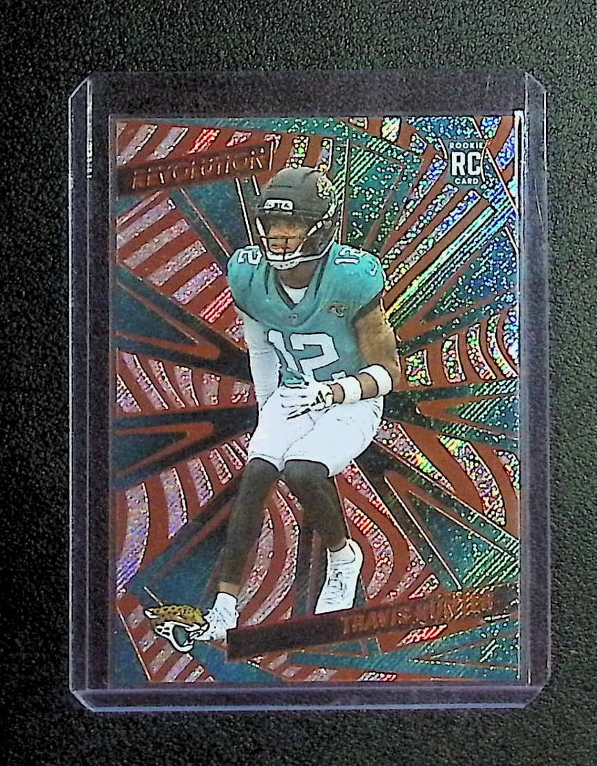 Travis Hunter Rookie Revolution 2025 Panini Revolution #242: Panini Select, Prizm, Mosaic, Contenders, Zenith, Phoenix, Illusions, Absolute, Rookie NFL Sports Trading Cards, SP, SSP, Cards, Football Cards for Sale Near Me, Superbowl & Hall of Fame Player