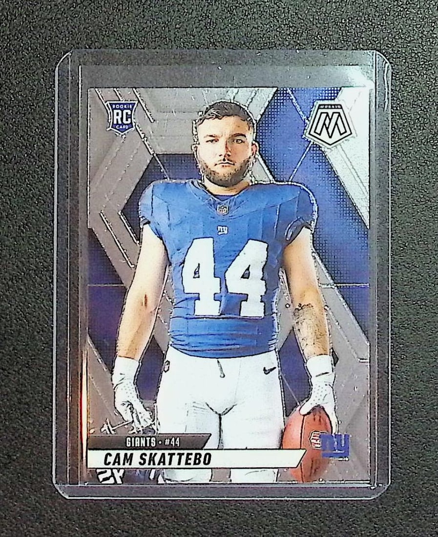 Cam Skattebo Rookie Card Mosaic 2025 Panini Mosaic #271: Panini Select, Prizm, Mosaic, Contenders, Zenith, Phoenix, Illusions, Absolute, Rookie NFL Sports Trading Cards, SP, SSP, Cards, Football Cards for Sale Near Me, Superbowl & Hall of Fame Player Cards,