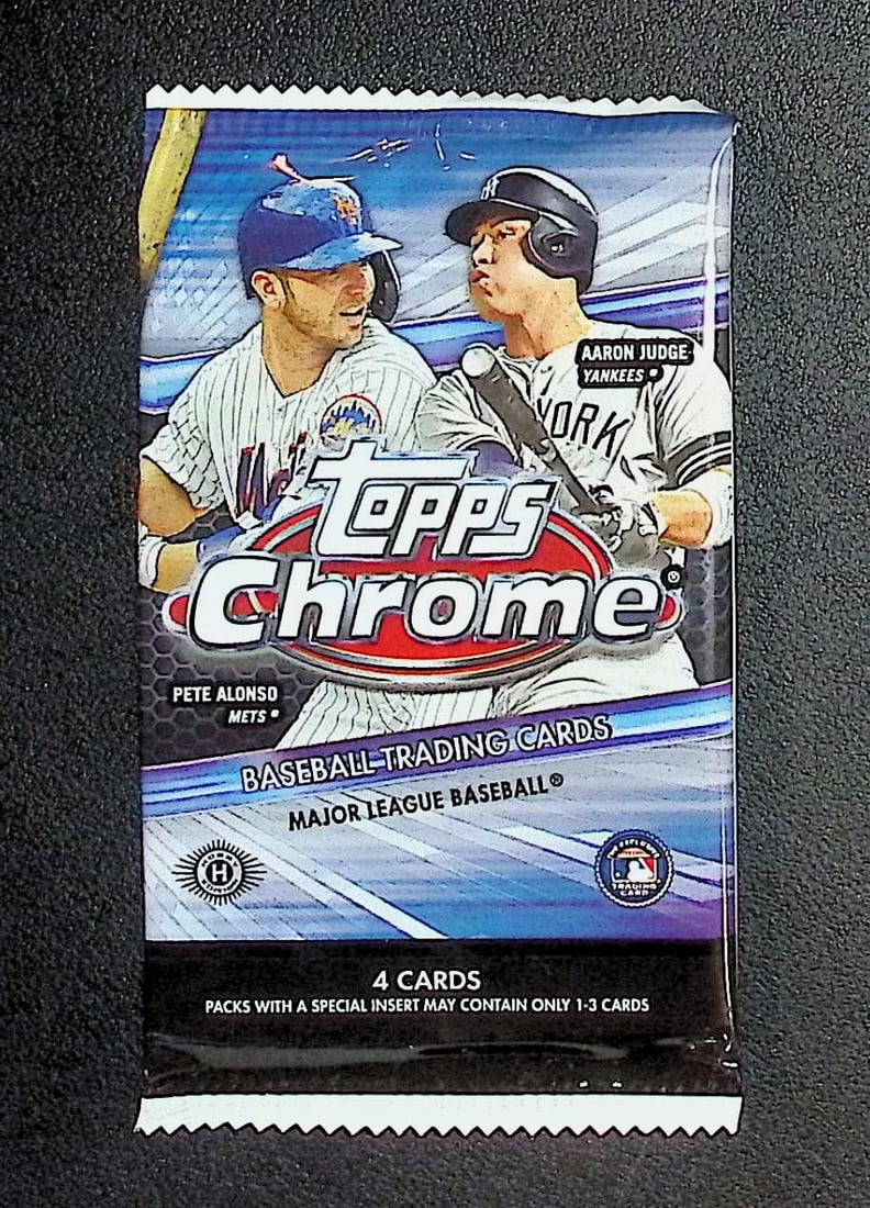 2020 Topps Chrome Baseball Card HOBBY BOX PACK Sports Cards MLB Trading Cards (1 of 1)