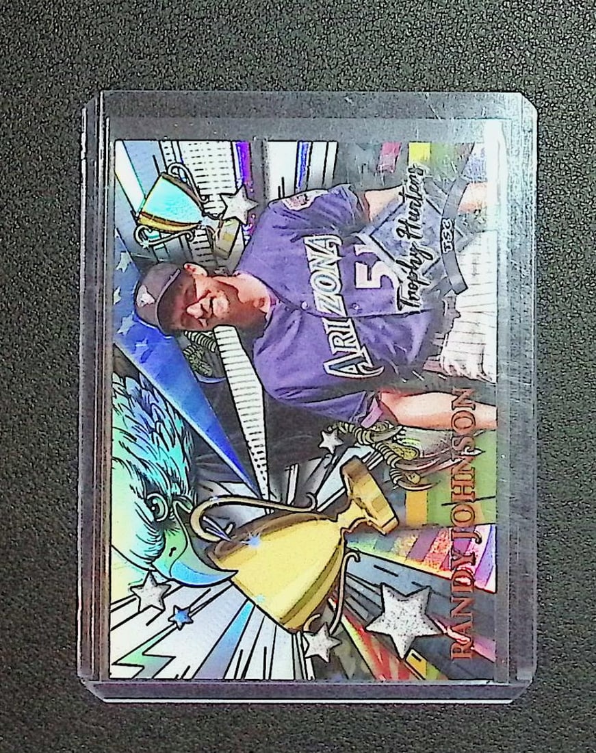 Randy Johnson Trophy Hunter 2022 Topps #RL-29: Topps Baseball MLB Trading & Sports Cards, Sports Cards for Sale Near Me, World Series & Hall of Fame Players Memorabilia, Refractors, X-Fractors, Numbered, SP, SSP, Valuable Auction Memorabilia Lots 