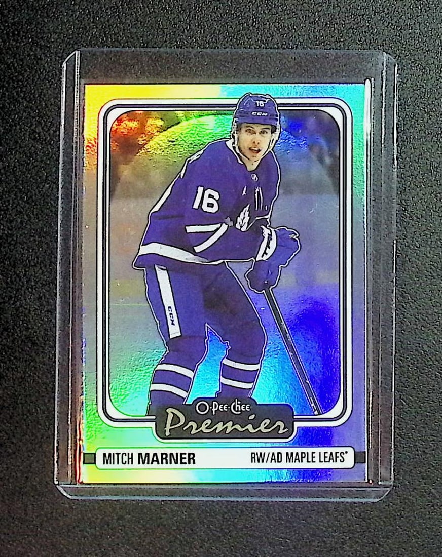 Mitch Marner Refractor 2025 O-Pee-Chee #P-64: O Pee Chee NHL Hockey Trading & Sports Cards, Sports Cards for Sale Near Me, Stanley Cup & Hall of Fame Players, Valuable Auction Memorabilia Lots for Sale On Line
