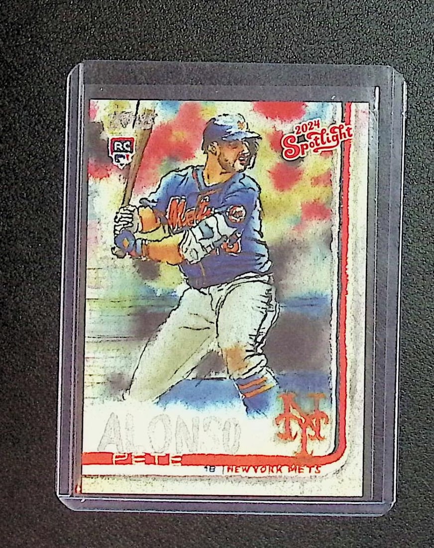 Pete Alonso /75 2024 Spotlight Stamp by Andy Friedman 2024 Topps #29 (1 of 2)