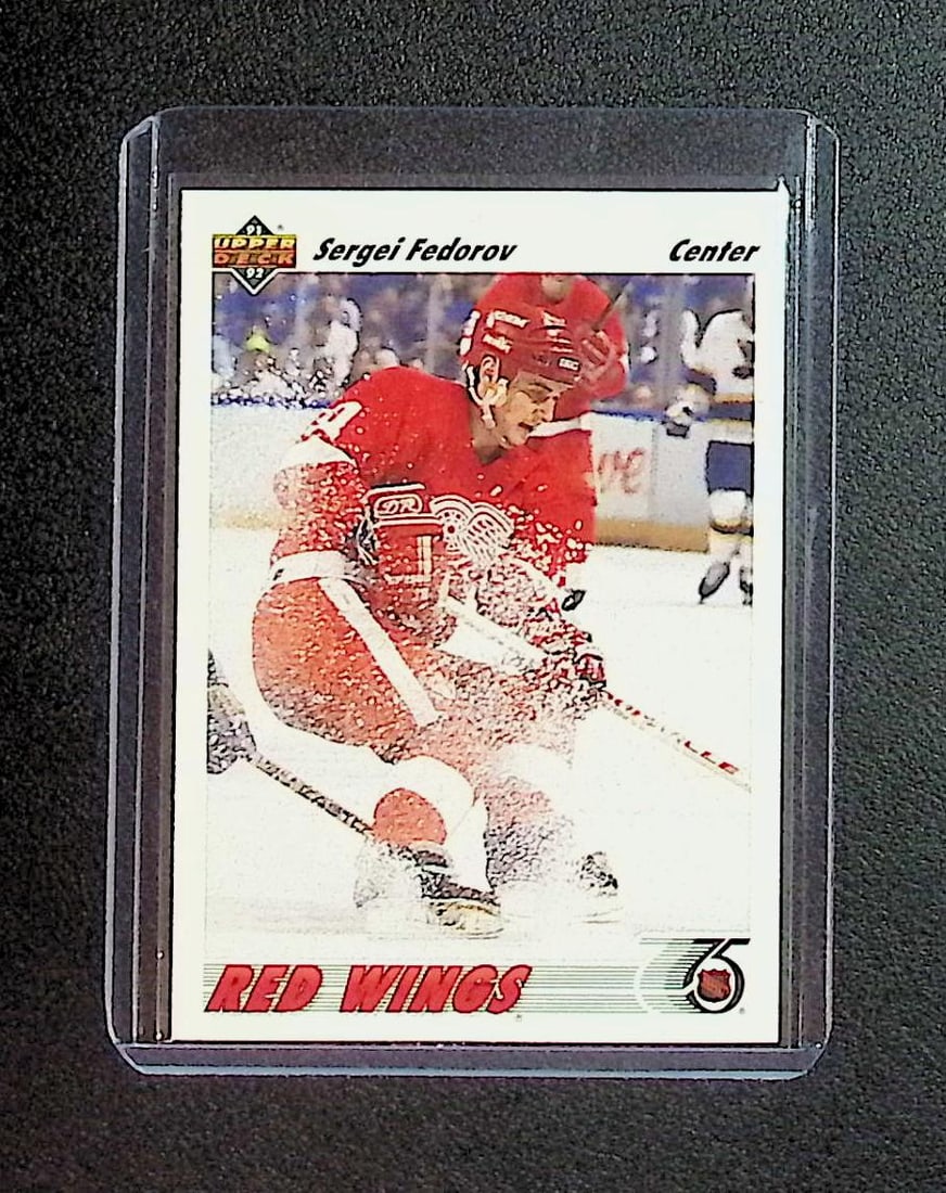 Sergei Ferdov 1991 Upper Deck #144: Upper Deck Vintage NHL Hockey Trading & Sports Cards, Old Sports Cards for Sale Near Me, Stanley Cup & Hall of Fame Players, Valuable Auction Memorabilia Lots for Sale On Line