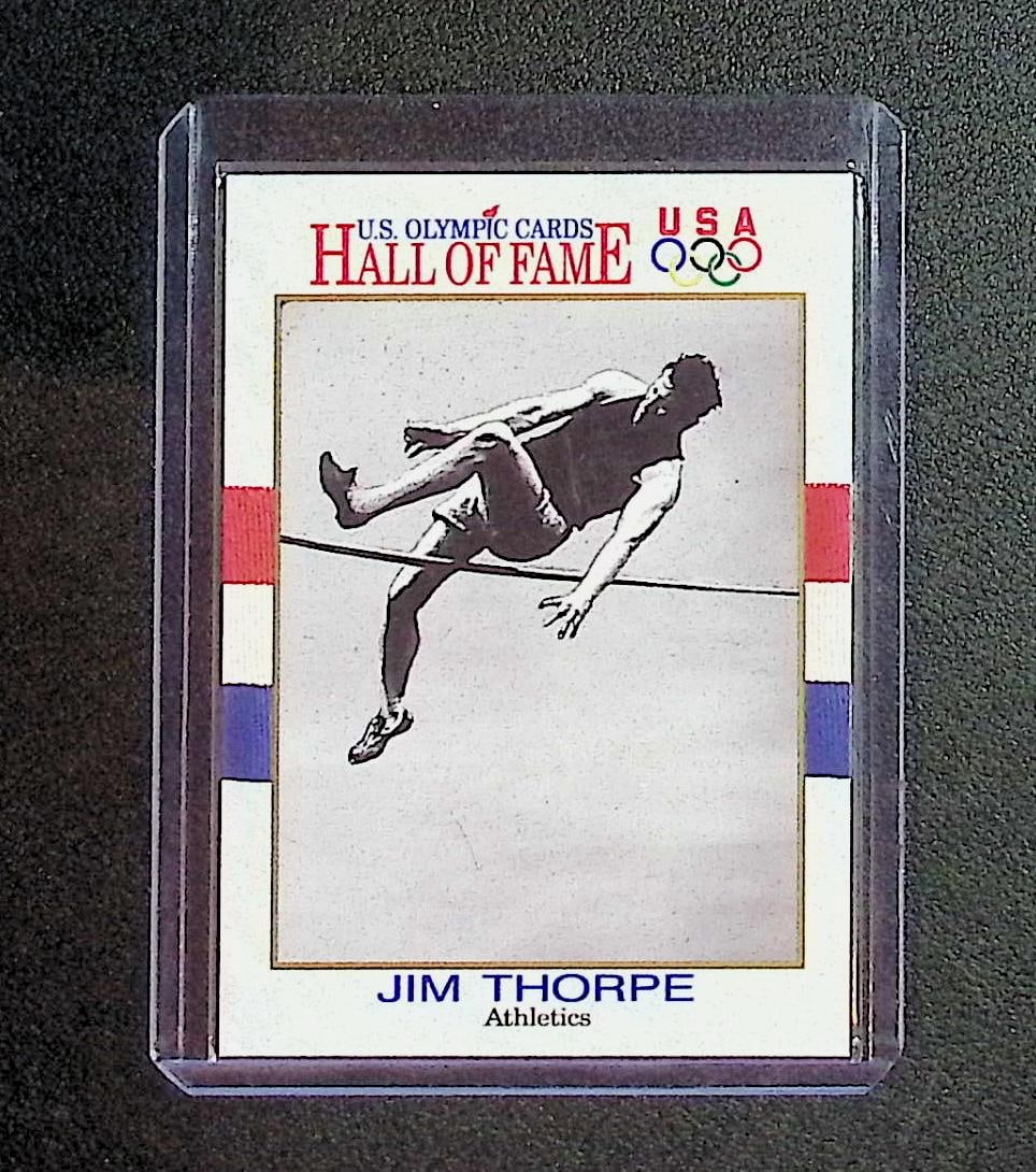 Jim Thorpe Hall of Fame 1991 U.S Olympics Card #3 (1 of 2)
