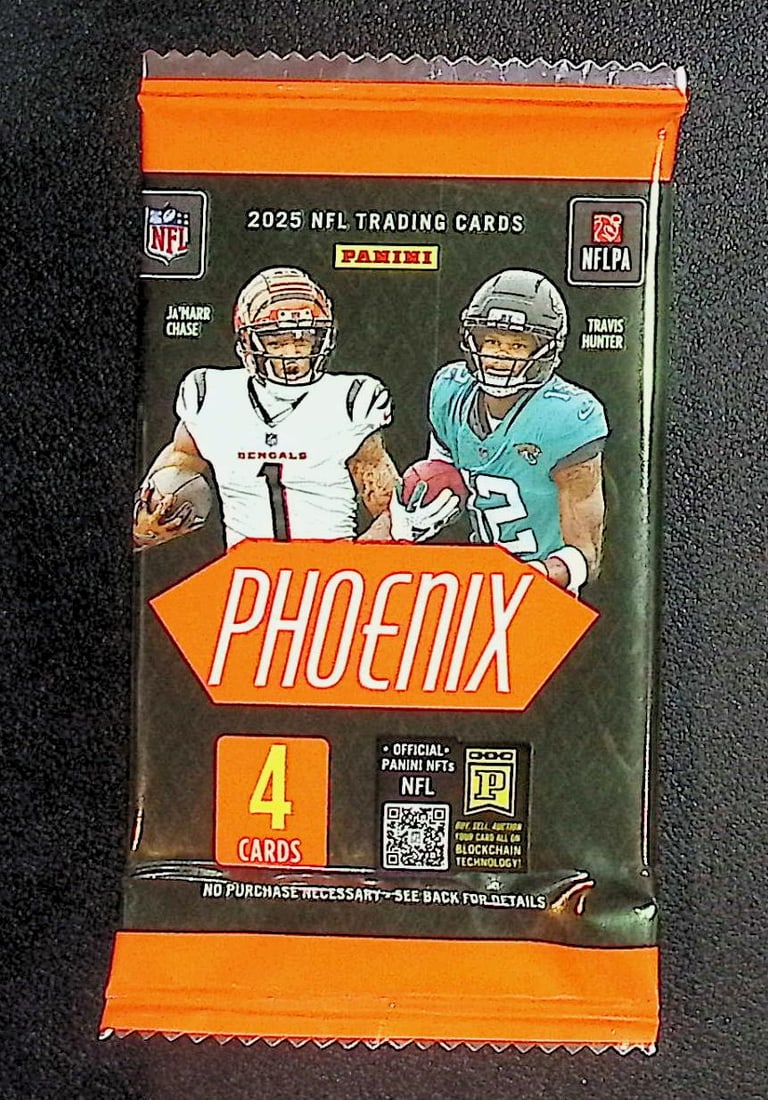 2025 Panini Phoenix Football Cards BLASTER Box Pack, Jaxson Dart, Travis Hunter, Emeka Egbuka: Panini Rookie Football NFL Trading & Sports Cards, Rookie Cards in This Set are Jaxson Dart, Cam Ward, Shedeur Sanders, Cam Skattebo, Travis Hunter, Football & Sports Cards for Sale Near Me, Silver, W